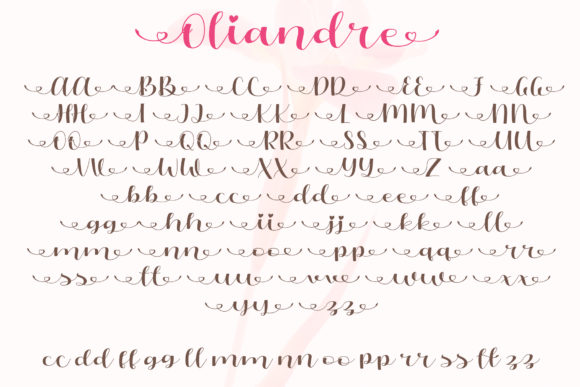 Oliandre Font Poster 10