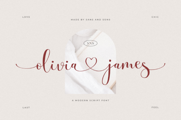 Olivia James Font Poster 1