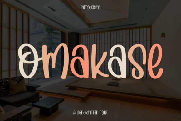 Omakase Font Poster 1