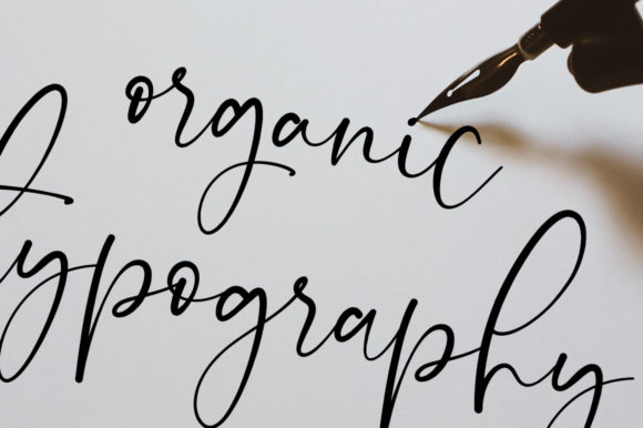 Onesty Signature Font Poster 2