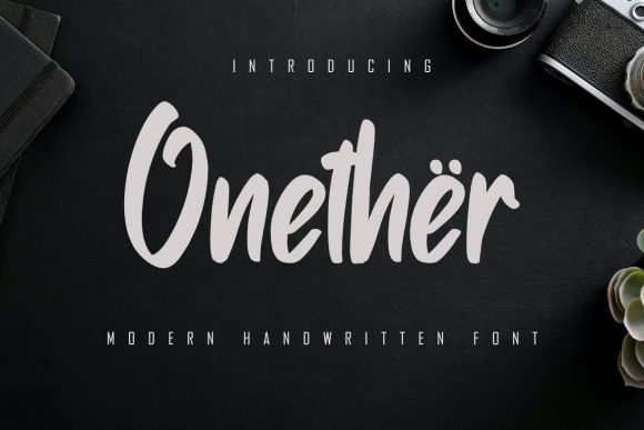 Onether Font Poster 1