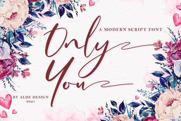 Only You Font Poster 1