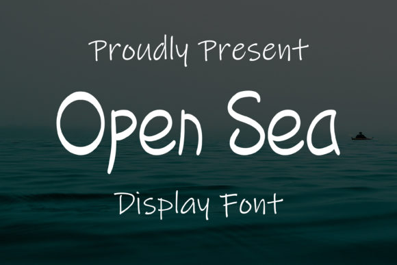 Open Sea Font Poster 1