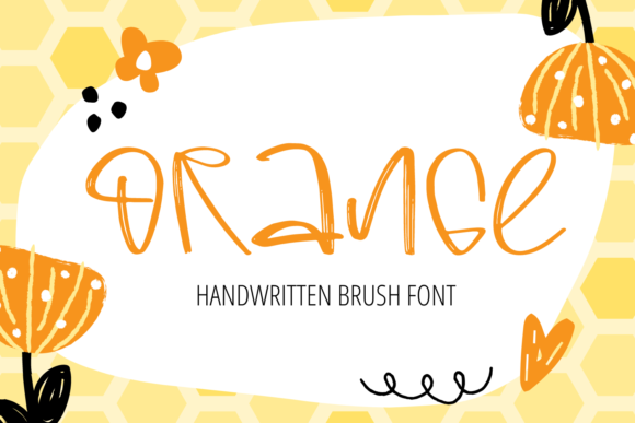 Orange Font