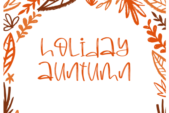 Orange Font Poster 5