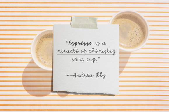 Orange Espresso Font Poster 2