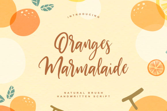 Oranges Marmalaide Font