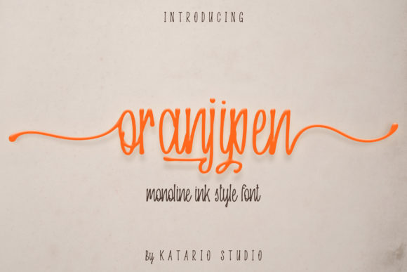 Oranjipen Font