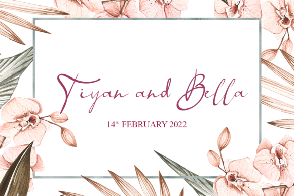 Orchid Heart Font Poster 3