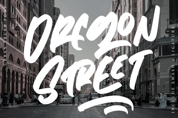 Oregon Street Font Poster 1