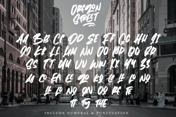 Oregon Street Font Poster 7