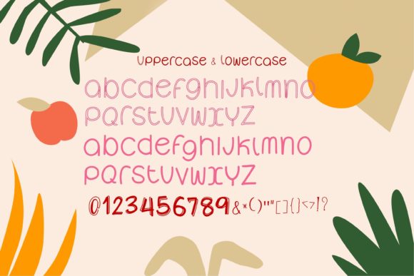 Organic Font Poster 3