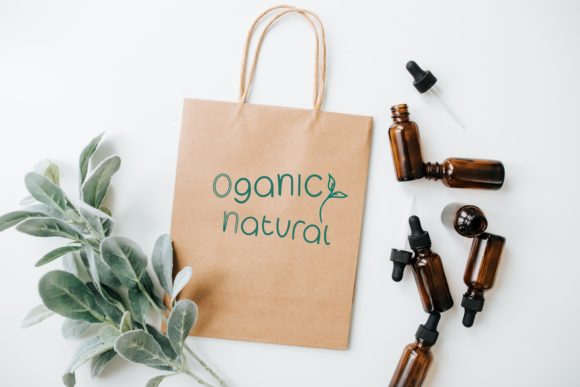 Organic Font Poster 4