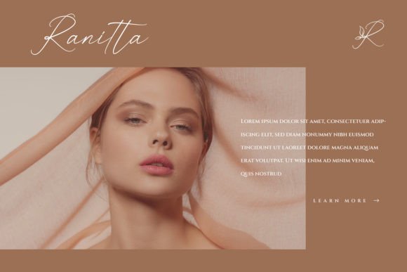 Oriella Font Poster 2