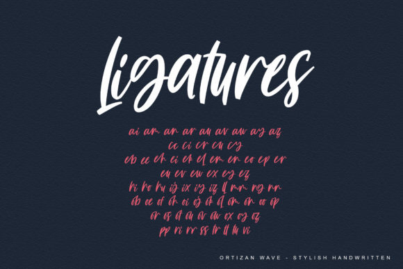 Ortizan Waves Font Poster 7