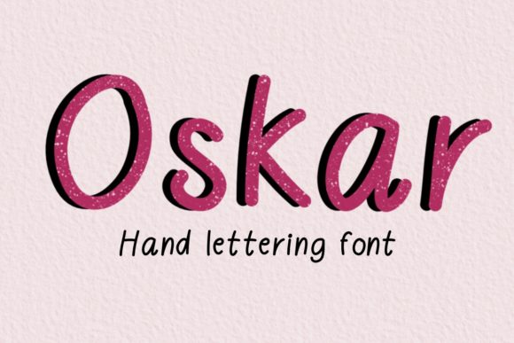 Oskar Font Poster 1