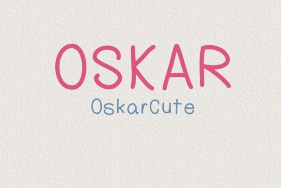 Oskar Font Poster 1