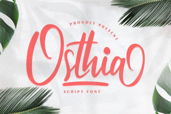 Osthia Font Poster 1