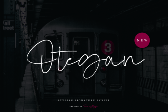 Otegan Font Otegan Font Poster 1
