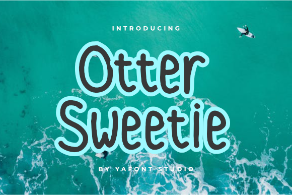 Otter Sweetie Font Poster 2