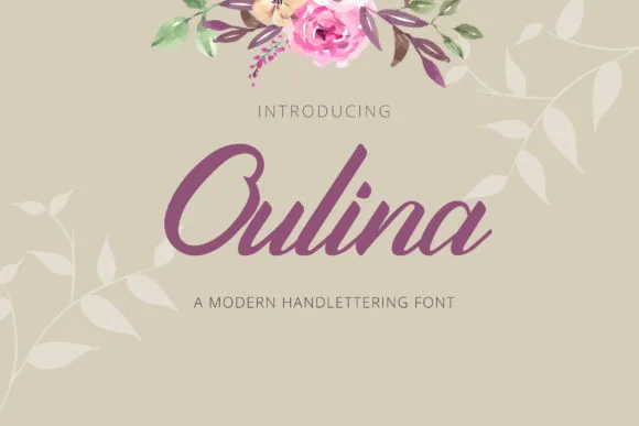 Oulina Font Oulina Font Poster 1