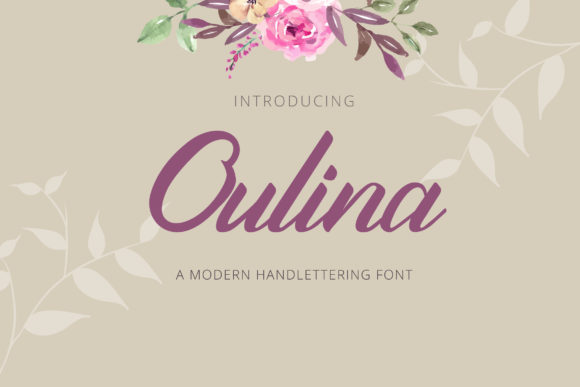 Oulina Font Poster 10