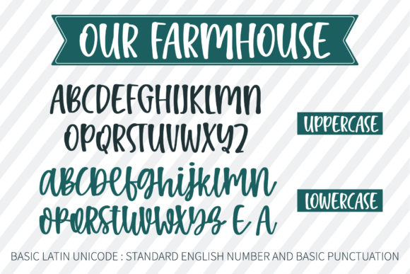 Our Farmhouse Font Poster 10