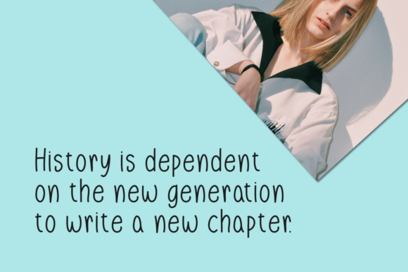 Our Generation Font Poster 2