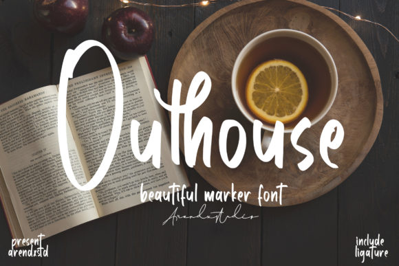 Outhouse Font Poster 1