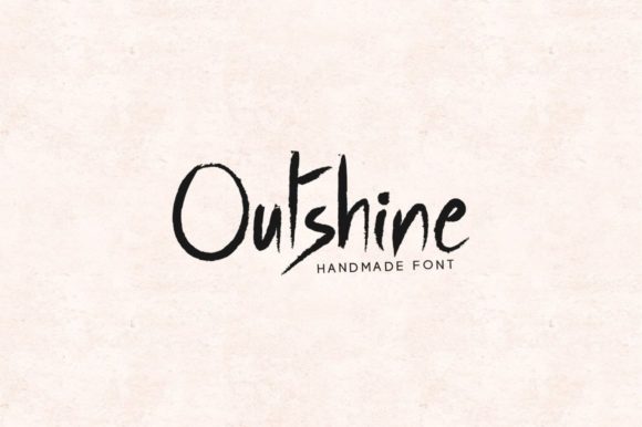 Outshine Font Poster 1