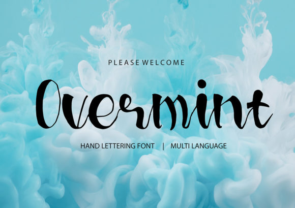 Overmint Font Poster 1