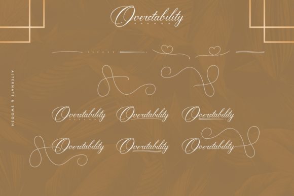 Overstability Font Poster 8