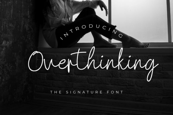 Overthinking Font Poster 1