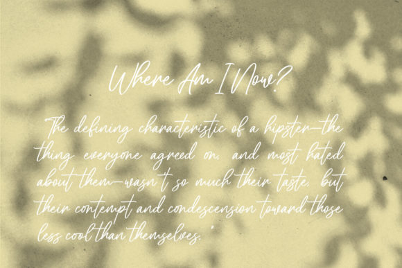 Owlmoons Font Poster 2