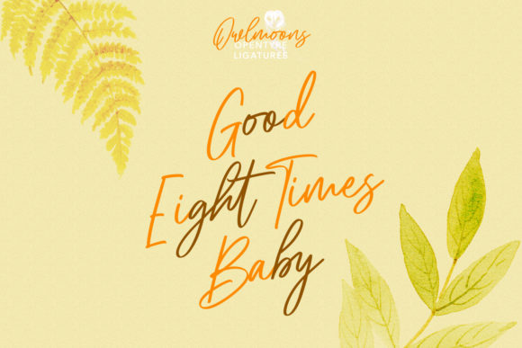 Owlmoons Font Poster 9