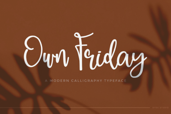 Own Friday Font