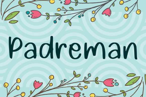 Padreman Font Poster 1