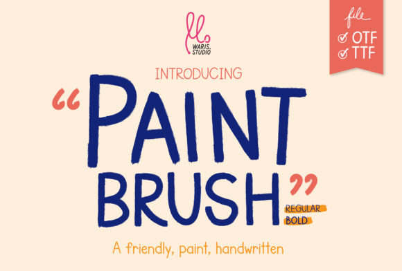 Paint Brush Font