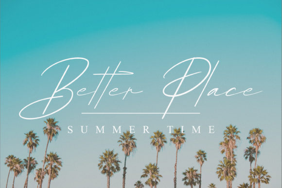 Pantai Bali Font Poster 8
