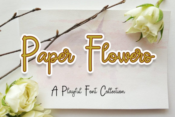 Paper Flowers Font