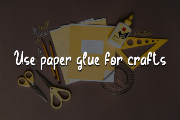 Paper Glue Font Poster 3