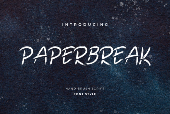 Paperbreak Font Poster 1