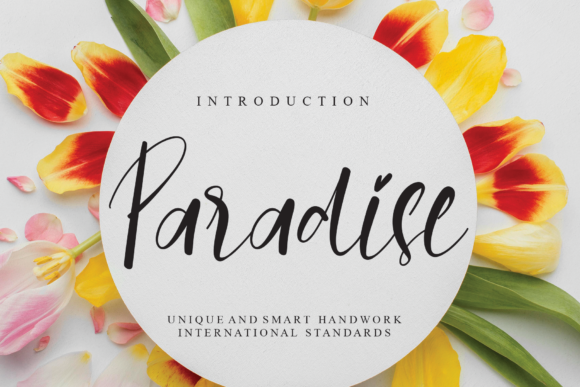 Paradise Font Paradise Font Poster 1