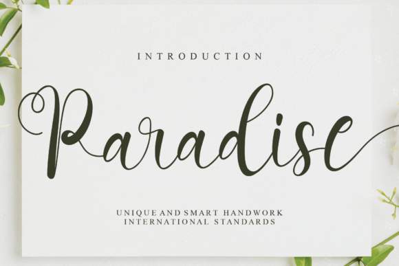 Paradise Font