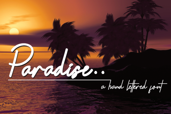 Paradise Font Poster 1