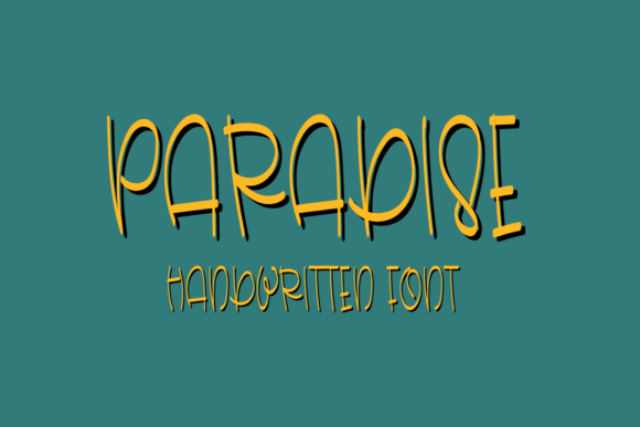 Paradise Font Poster 1