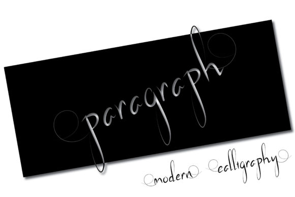 Paragraph Font Poster 1