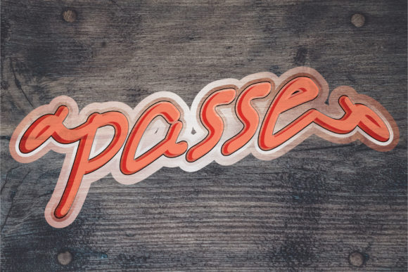 Passe Font Poster 1