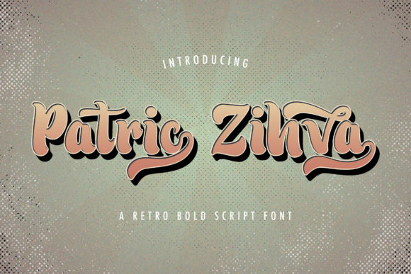 Patric Zihva Font Poster 1