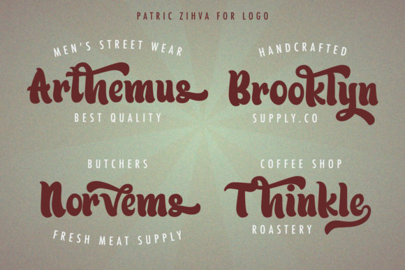 Patric Zihva Font Poster 9